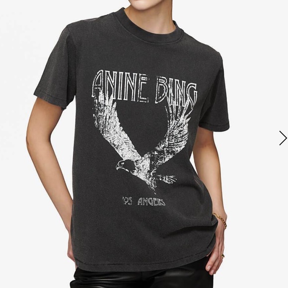 Anine Bing Tops - Anine Bing Lili Tee Eagle